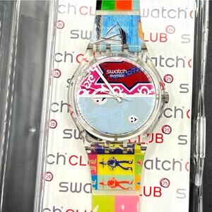 Swatch GZ177 Lots Of Swatch 2002 Club Special Gent Unisex Watch NIB Vintage